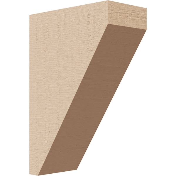 Ekena Millwork 2"W x 4"D x 6"H Classic Concord Rough Cedar Woodgrain TimberThane Corbel, Primed Tan CORUR02X04X06CONRCPR - main